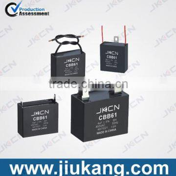 High quality cbb61 400v capacitor for ceiling fan with CE Approval