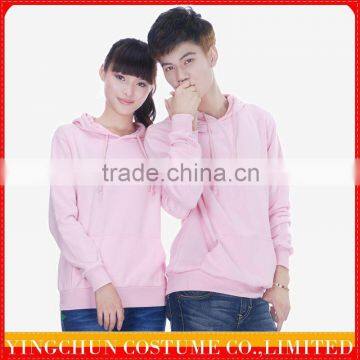 hot sell 100% cotton lovers clothing, lovers hoodies and sweatshirts