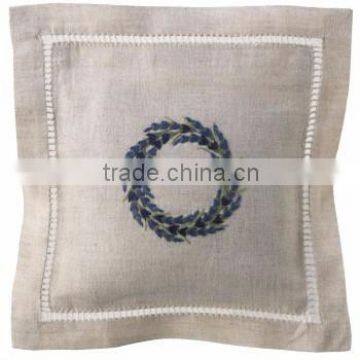 Hand Embroidered Lavender Sachet/bag/pillow(design #69)