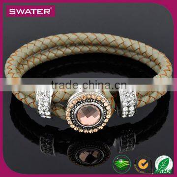 Leather Snaps Bracelets With One Snap Button Snaps Jewelry