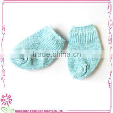 Lovely doll socks custom light blue baby doll socks