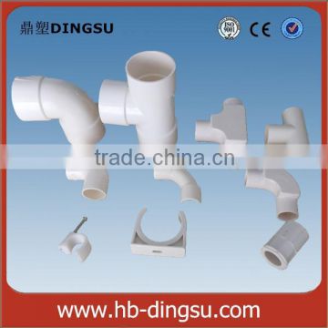 Manufacturer plastic PVC Deg 45 Elbow for electrical wire protection