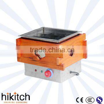 Snack Machines oden cooker machine with wood outside