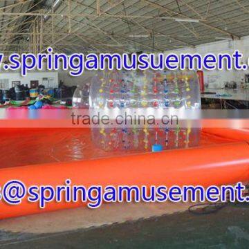 Interesting yellow inflatable pool water games for sale SP-WG10035