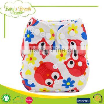PSF-07 Printed Leak Guard Elf Fashion Cloth Diapers Baby Reusable Washable Supplier's Choice photo-3