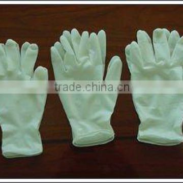 Disposable cleanroom high quality latex glove powder-free