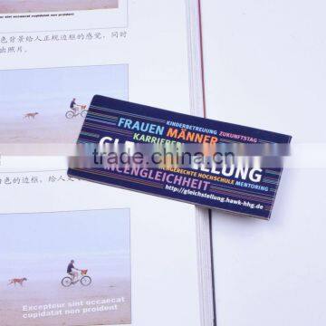 2016 latest customised souvenir magnetic bookmark for promotion gift