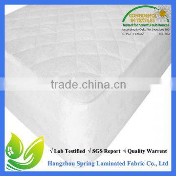 bamboo quilted watterproof crib mattress protector pad