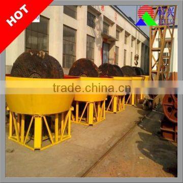 Large Capacity Wet Pan Mill Widely Use In Mine Industry For Sale