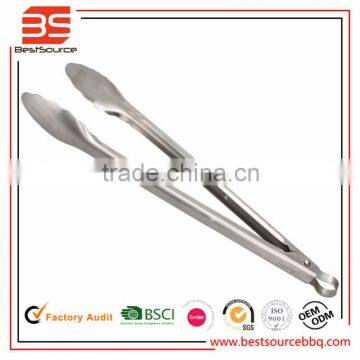 Factory price Stainless Steel 12 inch Kitchen Food tong/ bbq tong/serving tongs