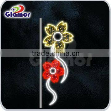 LED decoration street lamp post motif light