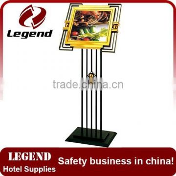 Freestanding Metal display board With Metal Base Sign Frame