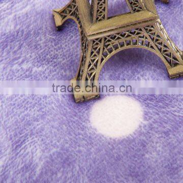 Colorful Comfortable Printing Custom Made Fur Blanket photo-5