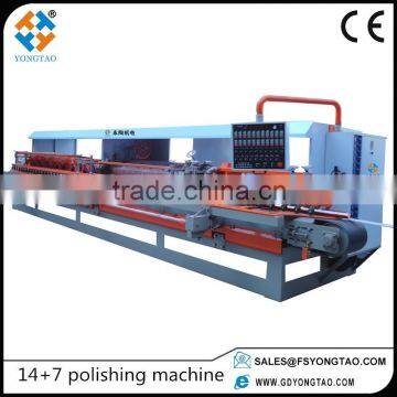 Automatic Ceramic Tile Arc Polishing Machine With 14 Heads