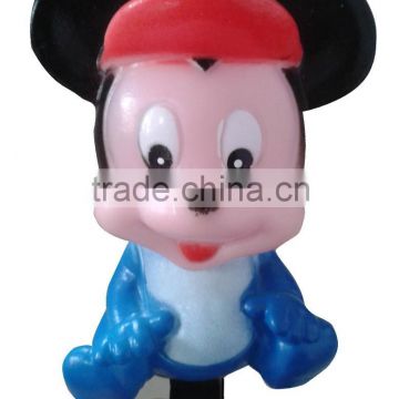 Popular lovely Cartoon Mickey Mouse desgin plastic cartoon Air Bicycle Bell