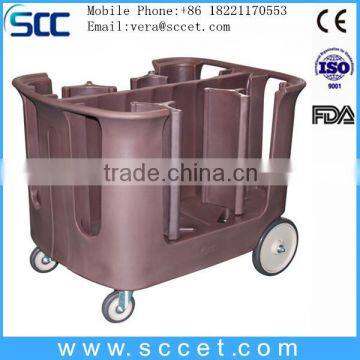 SC3-A01 collecting dish trolley cart dish collecting cart with four wheels