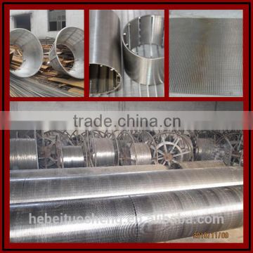 Wedge wire screen /Stainless Steel water well sand screen/ wire wrapped screen