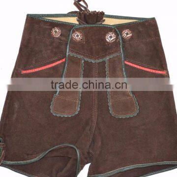 Child's Lederhosen Traditional Bavarian brown size