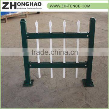 Bulk Sale Manufacturer Eco-friendly Metal Frame Material Faux Wrought Iron Fence