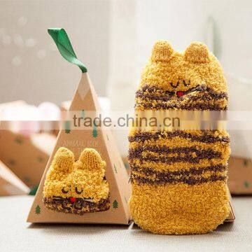 Children Microfiber Cozy Socks Animal Room Socks photo-2