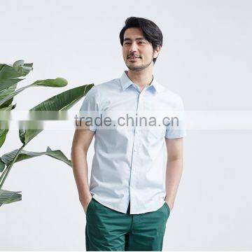 new style short sleeve latest shirts pattern silk for men