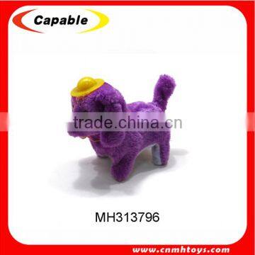 Battery Operated Plush purple dog with light for sale