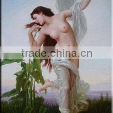 Ren-0005 (classical oil painting,nude women ,people,handmade,canvas oil painting)