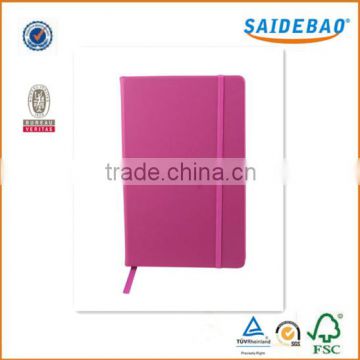 2016 Hot sales embossing logo genuine/pu leather school notebook with factory price                        
                                                                                Supplier's Choice