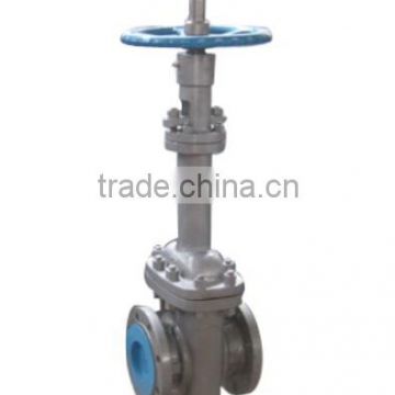 carbon steel Corrugated pipe plate gate valve