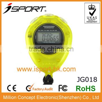 Hourly Chime/Alarm Battery Sport Cheap Lanyard Professional Stopwatch