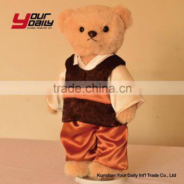 Customized Plush Teddy Bear Couple Stuffed Toy Suit Bear photo-5