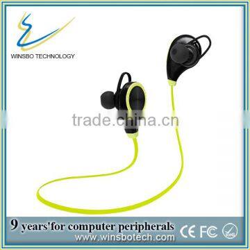 New design! bluetooth 4.0 wireless stereo sweatproof sport headphone earphone with mic hands-free calling