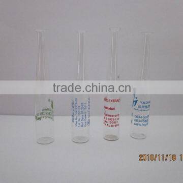 2ml printing injection clear glass ampoule