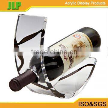 JLP Acrylic wine bottle rack factory,cup rack ,wine display stand