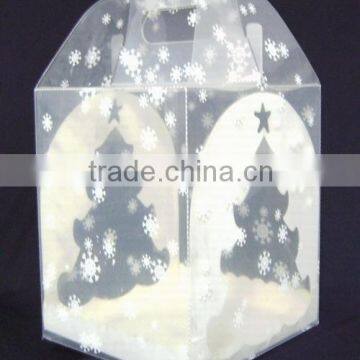 clear plastic Christmas candy packaging box