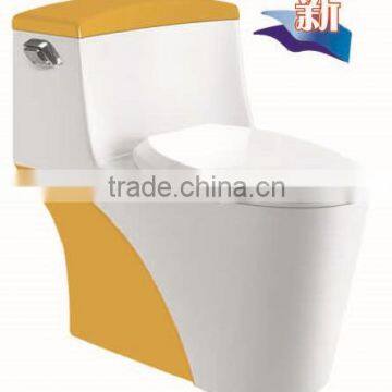 8886Y Top Selling yellow color washdown one piece TOTO toilet