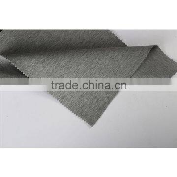 Hot Sale Light Heather Grey Yarn Dyed Cotton Scuba Double Knit Fabric