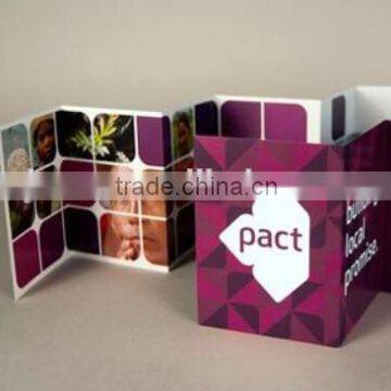 cutom company advertisement brochure printing