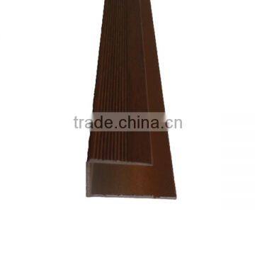 Aluminium U edge trim//Aluminium wooden grain coating trim// C shape floor trims