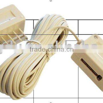 Extension cord with French plug to French Jack