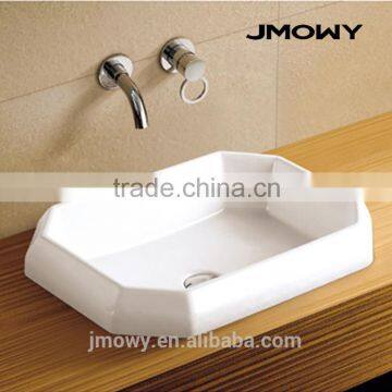 JMOWY ceramic washing basin above counter sink