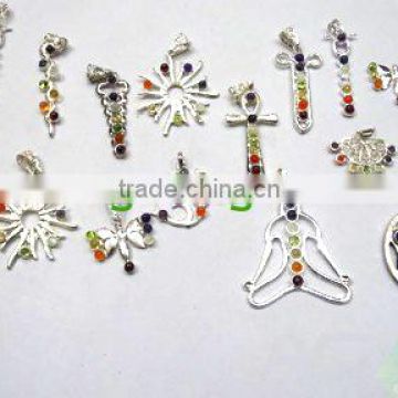 MIX CHAKRA METAL PENDANTS