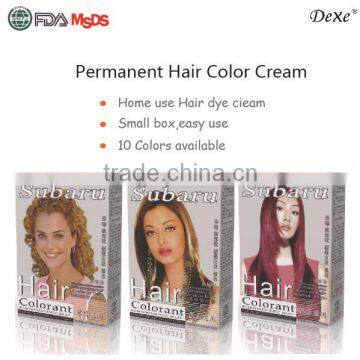 2016 Best OEM free design with subaru hair color cream the best hot sale products in africa