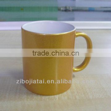 11oz Gold Ceramic Mug