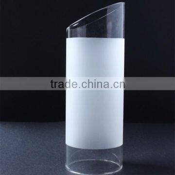 China Factory Oblique Shape Customize Modern Glass Lamp Shade & Cover for Table Lamp photo-3