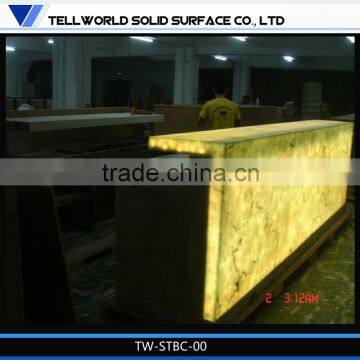 latest model KTV bar reception table/luminous bar counter