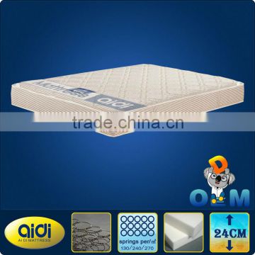 Quality Cotton Fabric Hotel Spring Mattress,Hotel project spring mattres AM-0050