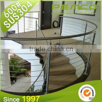 Custom design factory supply ODM&OEM 201/304 balustrades handrails fancy balcony railing designs