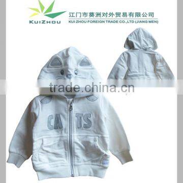 Cute Cat Style Knit Long Sleeve Cotton Baby Hoodies,Kids Hoodies