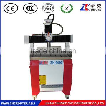 2.2Kw NCStudio Control Small CNC Router 6090 With Stainless Steel Water Tray X(60CM)*Y(90CM)*Z(20CM) CE Approval